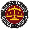 Logo Recognizing Terry & Thweatt P.C. Attorneys at Law's affiliation with Million Dollar Advocates Forum